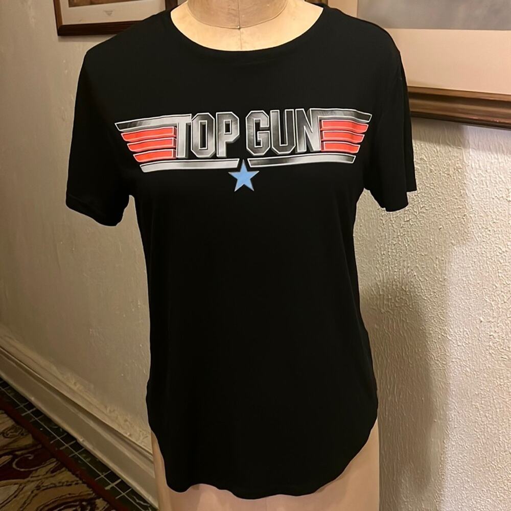 Top Gun Black T-shirt Size XL